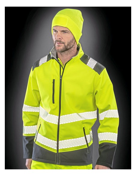RES-R476X-Printable Ripstop Safety Softshell Jacket 2